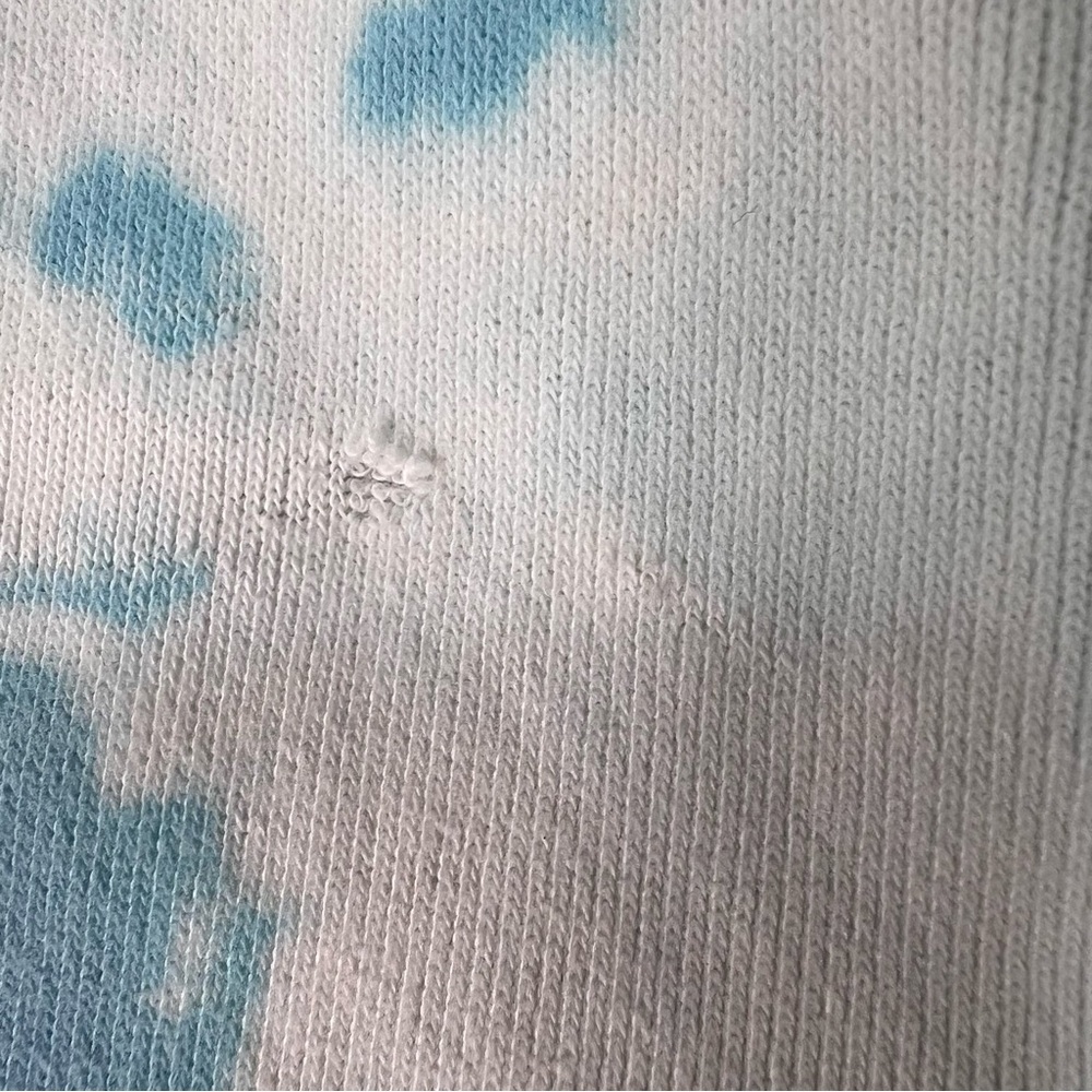 Tommy Bahama Blue & White Tie Dye 1/4 Zip Pullover Sweater Size Large - Picture 6 of 11